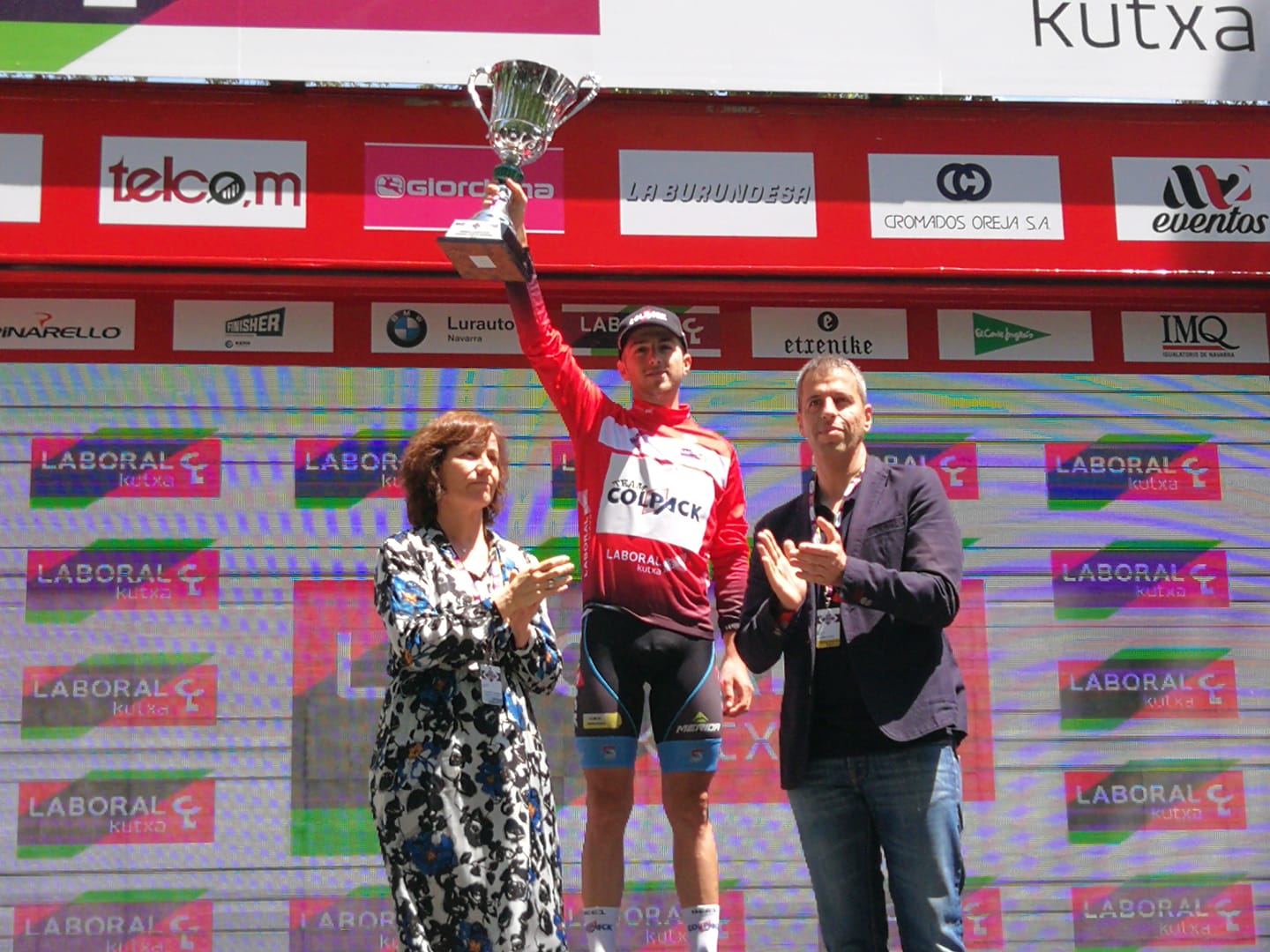 Francesco Romano vincitore della Vuelta a Navarra 2018