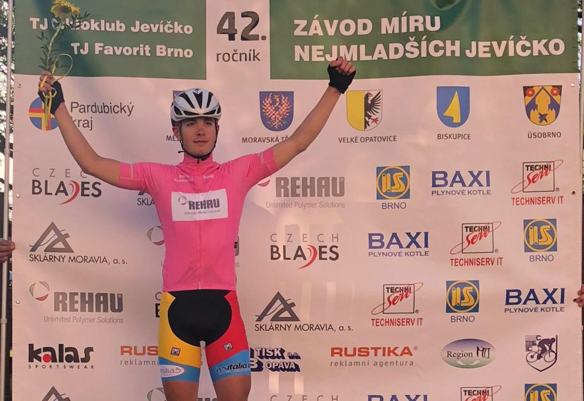 Giorgio Cometti vince la quarta tappa della 42/a Závod míru nejmladších