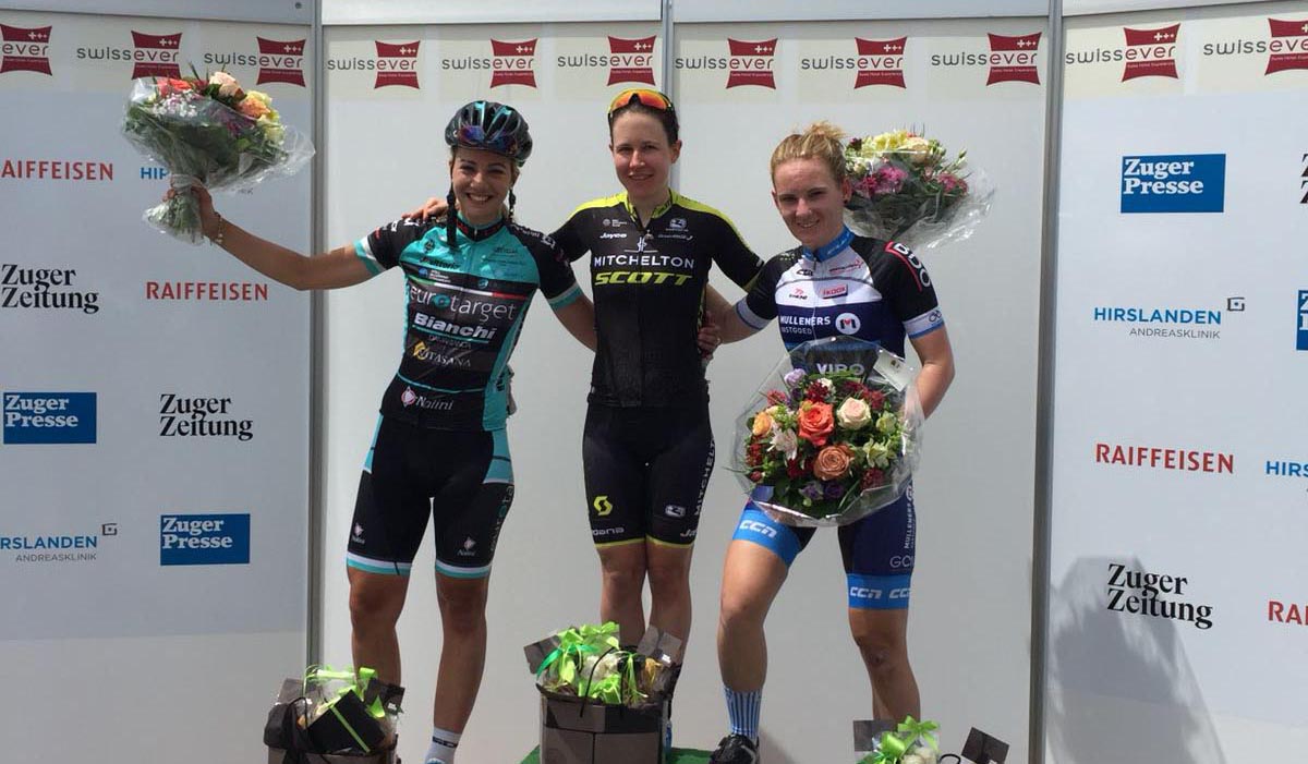 Il podio del 38° SwissEver GP Cham – Hagendorn