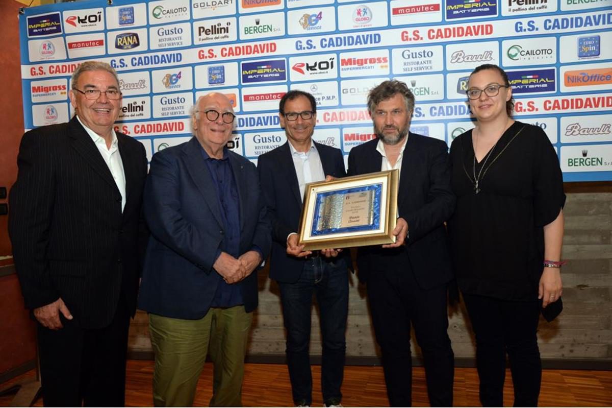 Davide Cassani riceve il Premio Guido Rizzetto