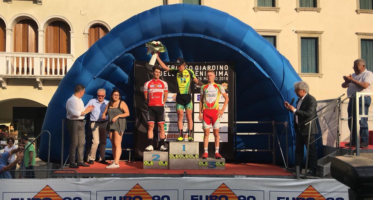 Il podio del Trofeo Giardino della Serenissima 2018