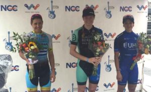 Il podio della Winston Salem Cycling Classic femminile