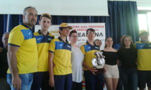 Festa della Ciclistica Trevigliese a Comerio per la vittoria di Massimiliano Pini