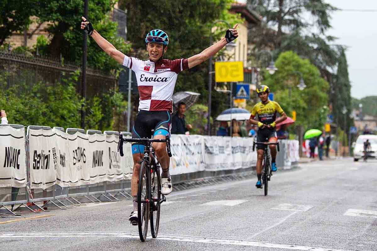Andrea Bagioli vince l'ultima tappa e la classifica finale del Toscana Terra di Ciclismo 2018