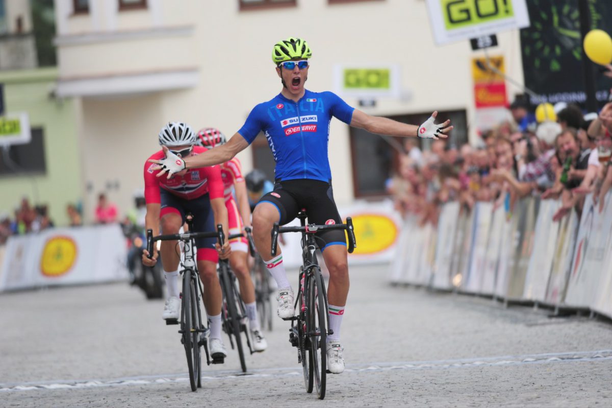 Samuele Battistella vinta la prima tappa del Grand Prix Priessnitz spa 2018