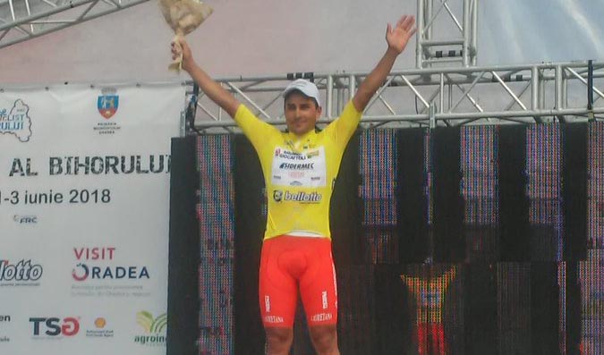 Matteo Malucelli vincitore della prima tappa del Tour of Bihor