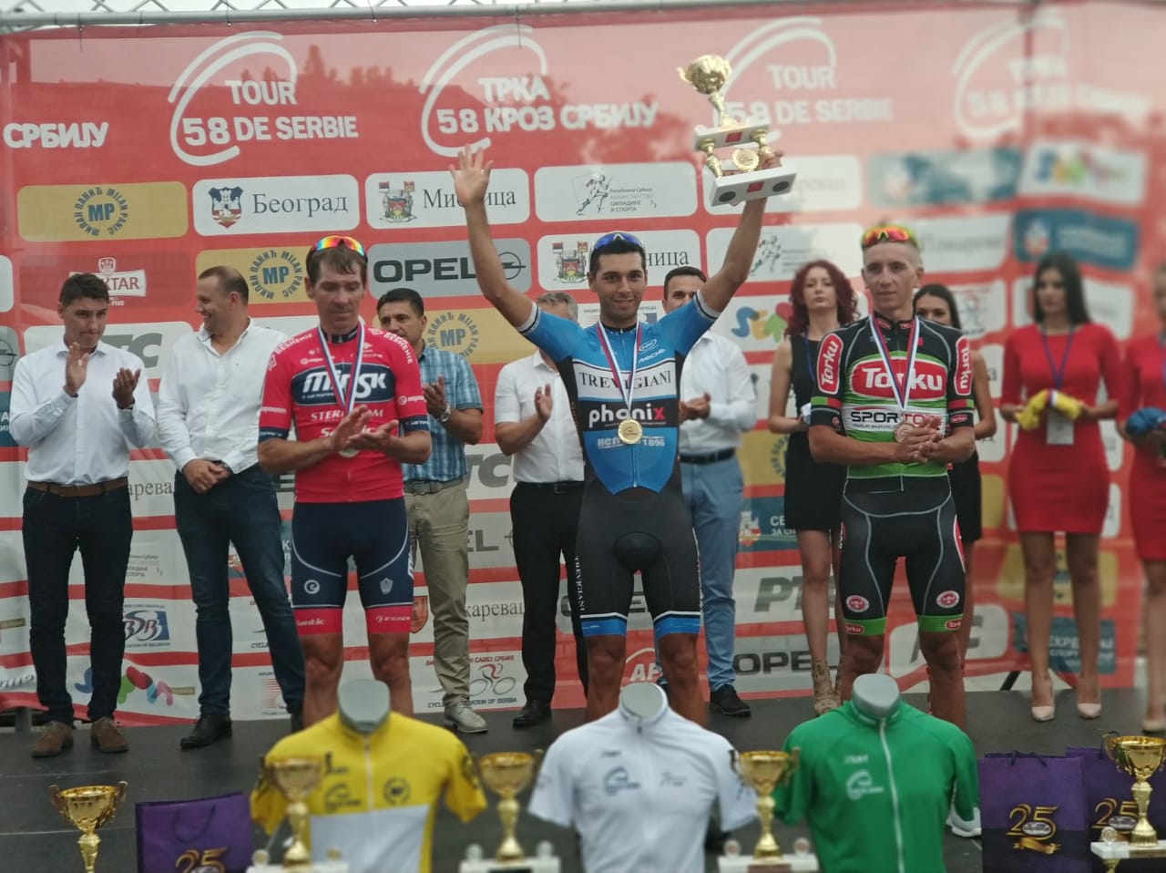 Nicolas Tivani vincitore della prima tappa del Tour of Serbia