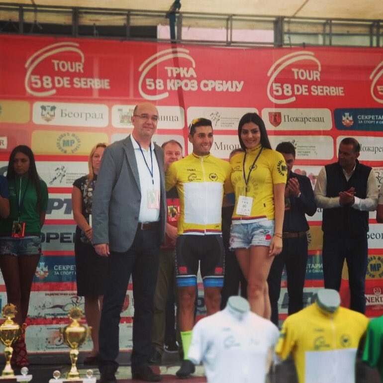 Nicolas Tivani resta leader dopo la seconda tappa del Tour of Serbia