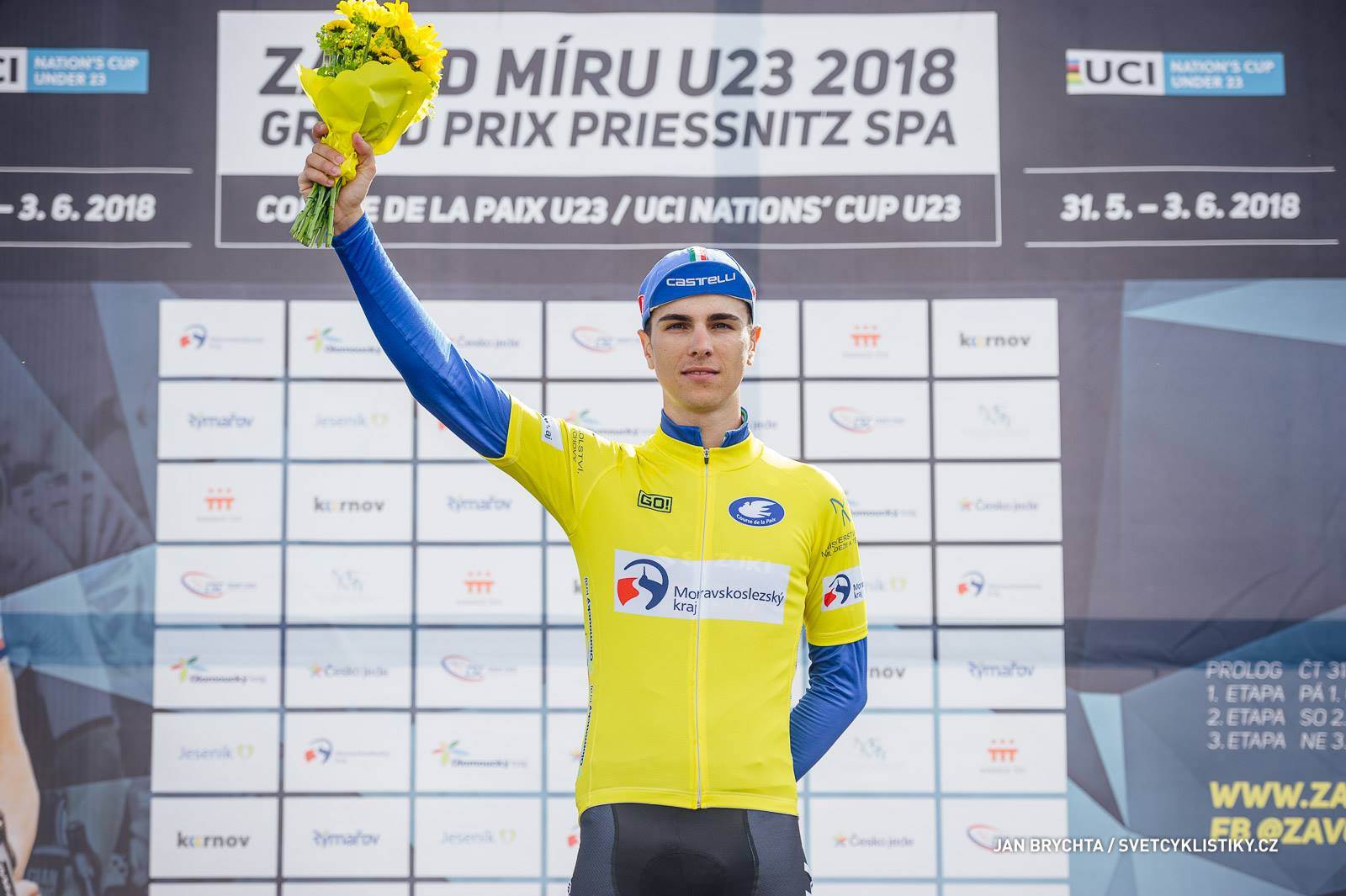 Samuele Battistella sempre leader al Gp Priessnitz spa