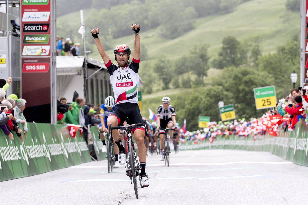Diego Ulissi vince la quinta tappa del Tour de Suisse 2018