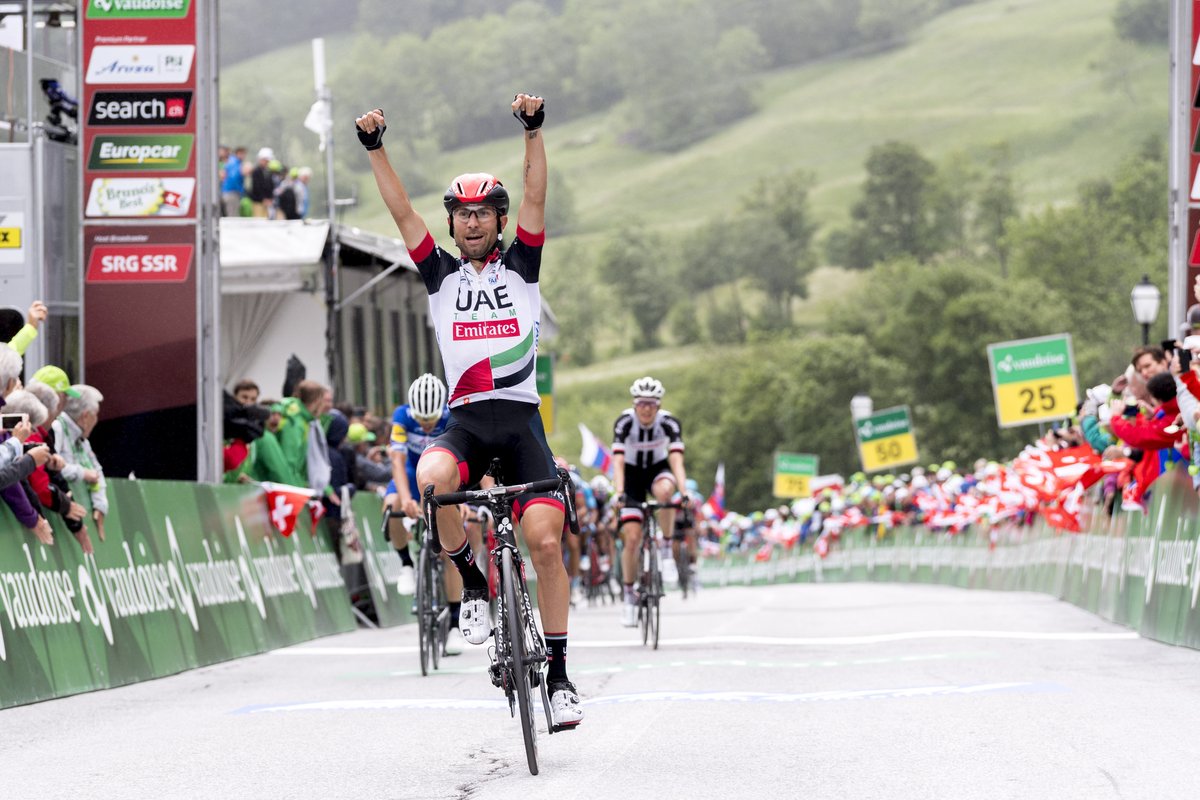 Diego Ulissi vince la quinta tappa del Tour de Suisse 2018