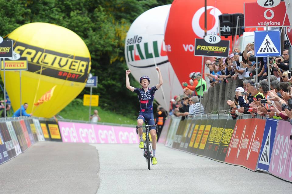 Stephen Williams vince la settima tappa del Giro d'Italia Under 23 2018