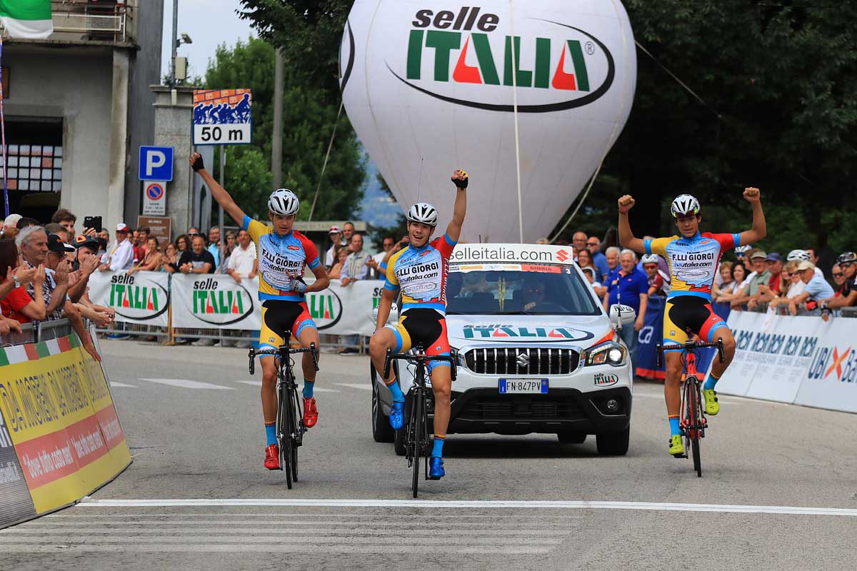 Tripletta degli Allievi del Team Giorgi a Taino