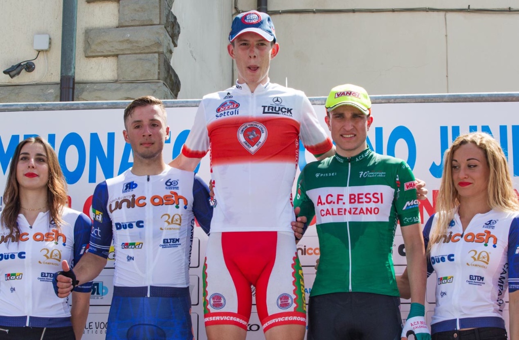 Il podio del Campionato Toscano Juniores 2018