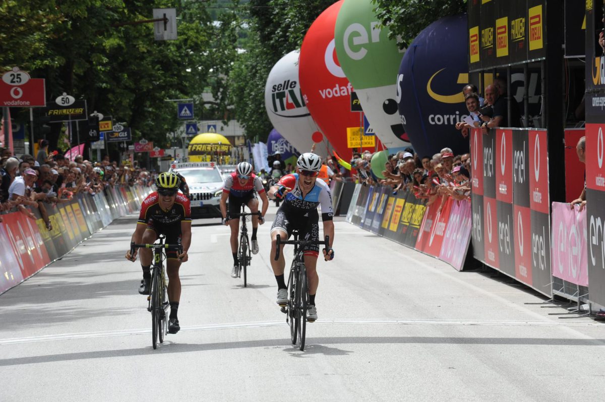 Sean Bennett vince la sesta tappa del Giro d'Italia Under 23 2018