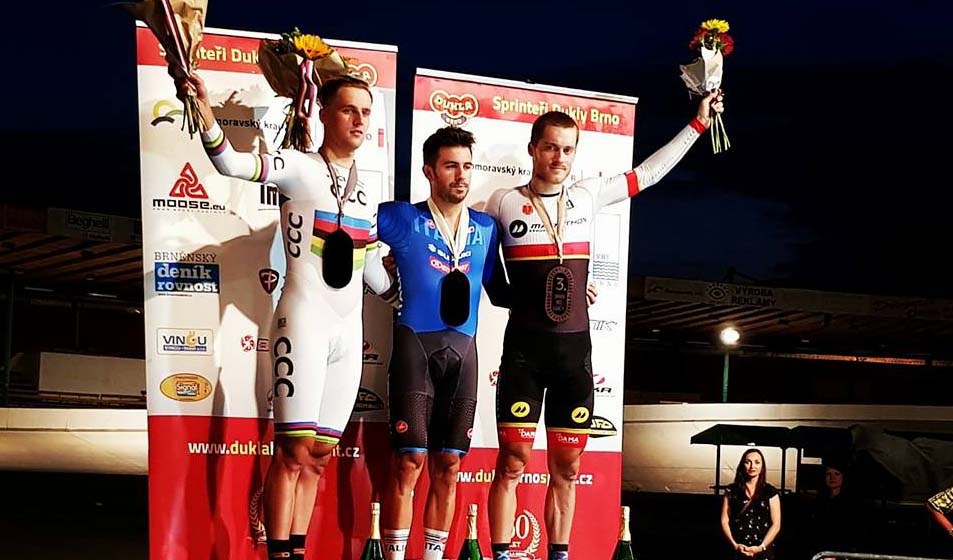 Francesco Lamon primo nell'Omnium internazionale del Gp Brno