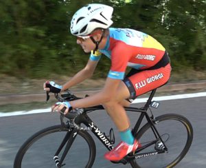 Mathias Vacek vince tra gli Allievi la Cronoscalata Bologna - San Luca