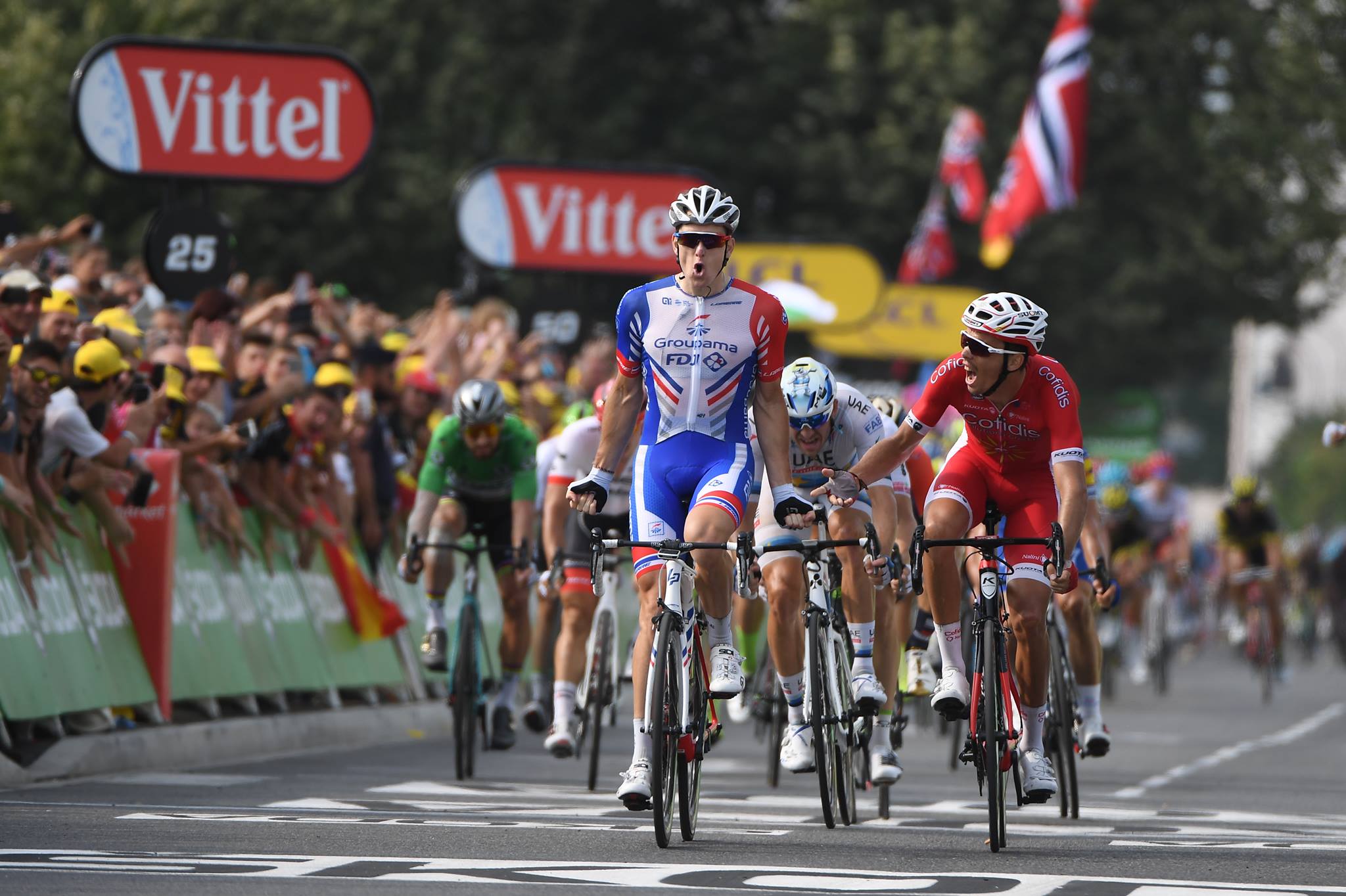 Arnaud Demare vince la diciottesima tappa del Tour de France 2018