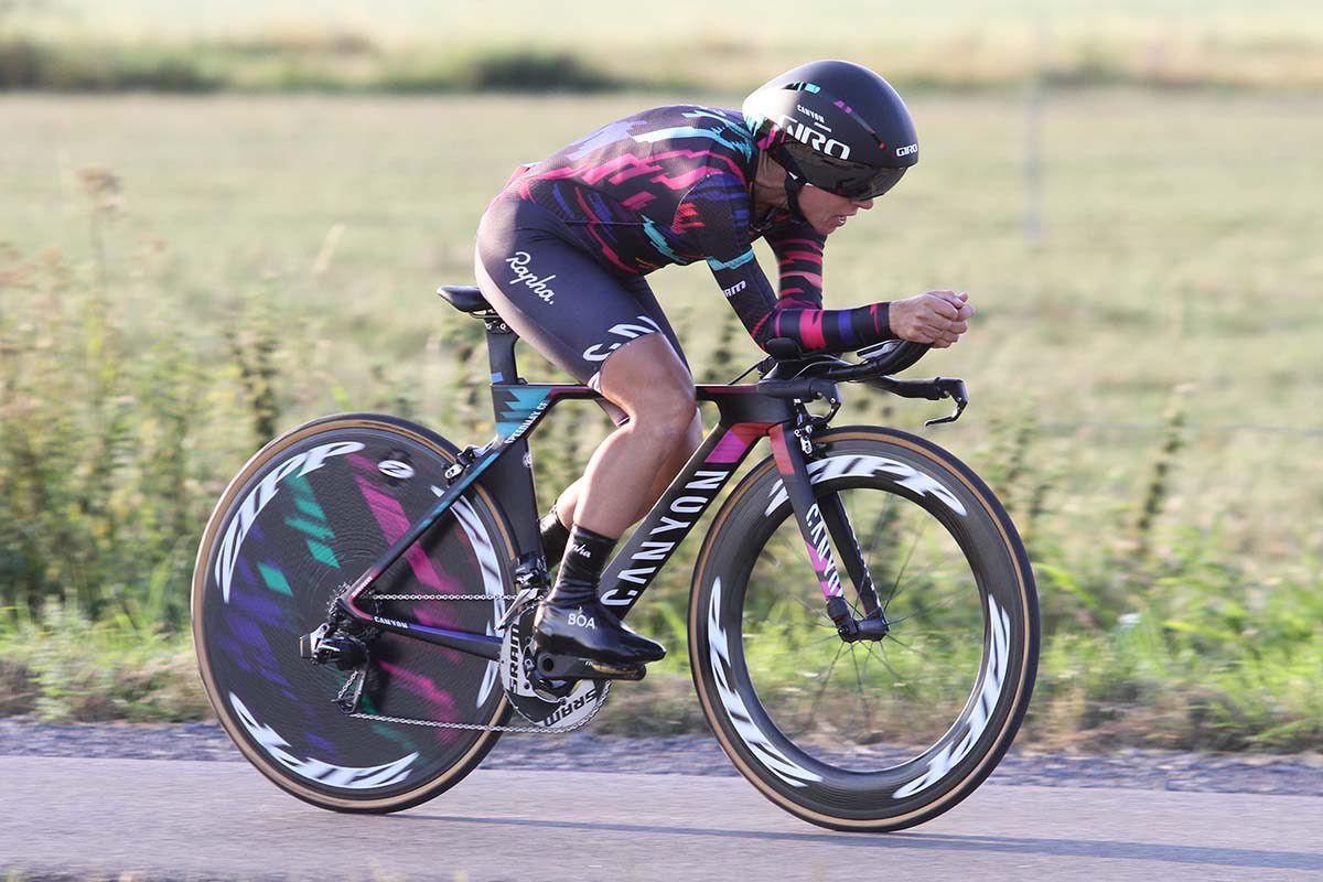 Trixi Worrack vince la seconda semitappa a cronometro della seconda tappa del BeNe Ladies Tour 2018