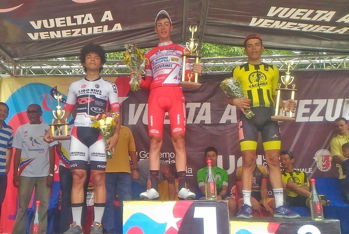 Matteo Spreafico festeggia in Venezuela la prima vittoria da professionista
