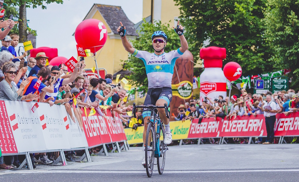 Alexey Lutsenko vince la sesta tappa del Tour of Austria