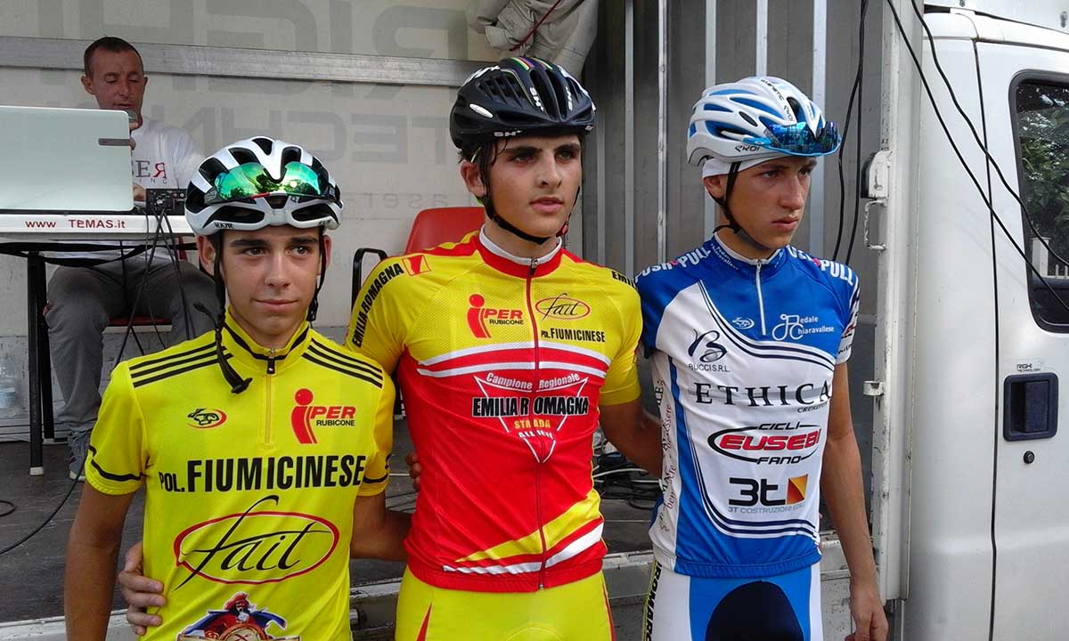Il podio Allievi di Montelabbate