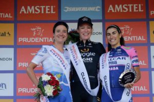Il podio della Prudential RideLondon Classique 2018
