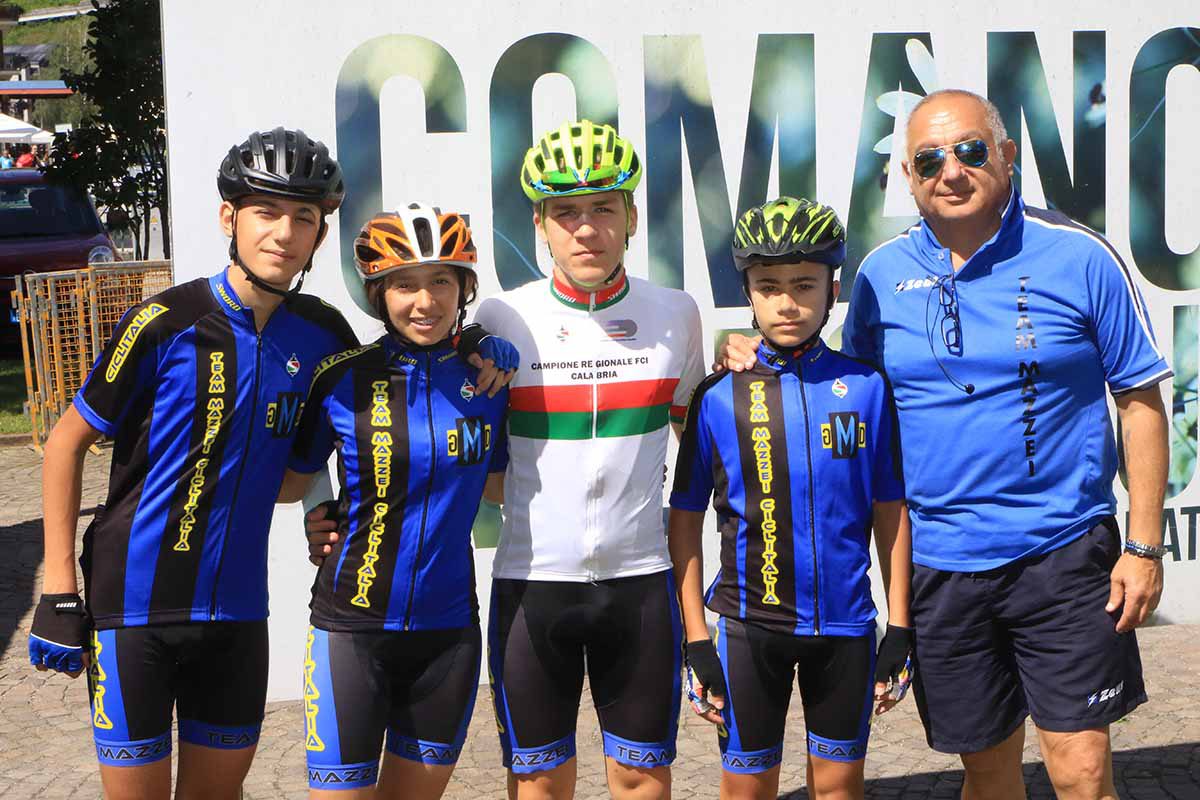 I ragazzi del Team Mazzei Cosenza