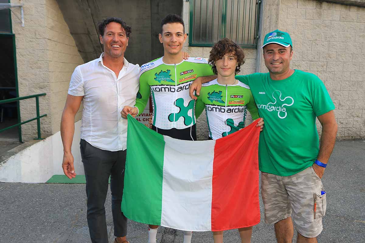 Da sinistra: Roberto Chiappa, Devlyn Chiappa, Samuel Quaranta e Ivan Quaranta