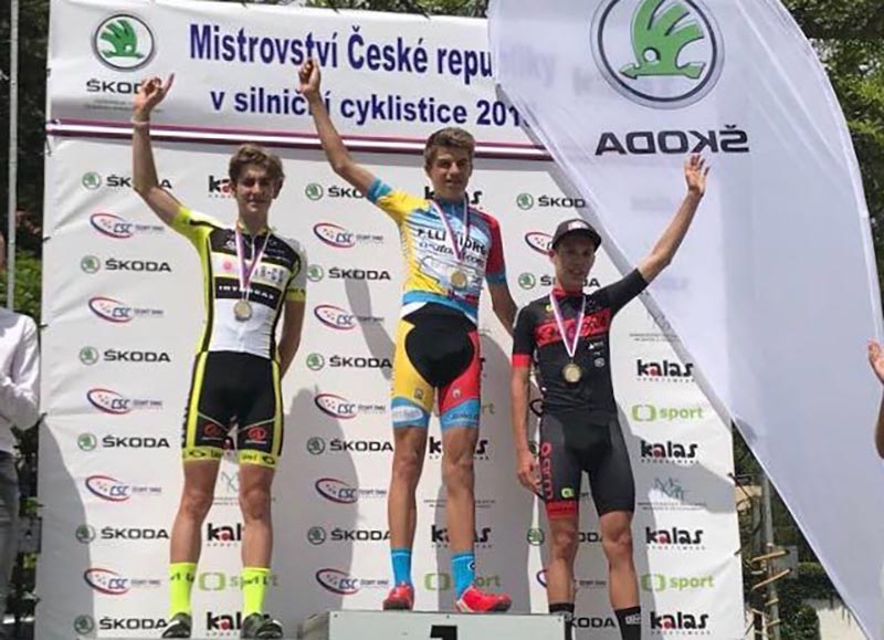 Mathias Vacek è campione ceco Allievi anche nella prova in liena