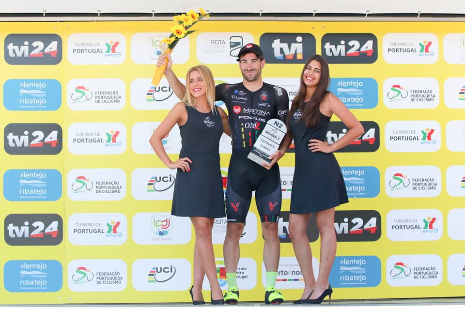 Riccardo Stacchiotti sul podio