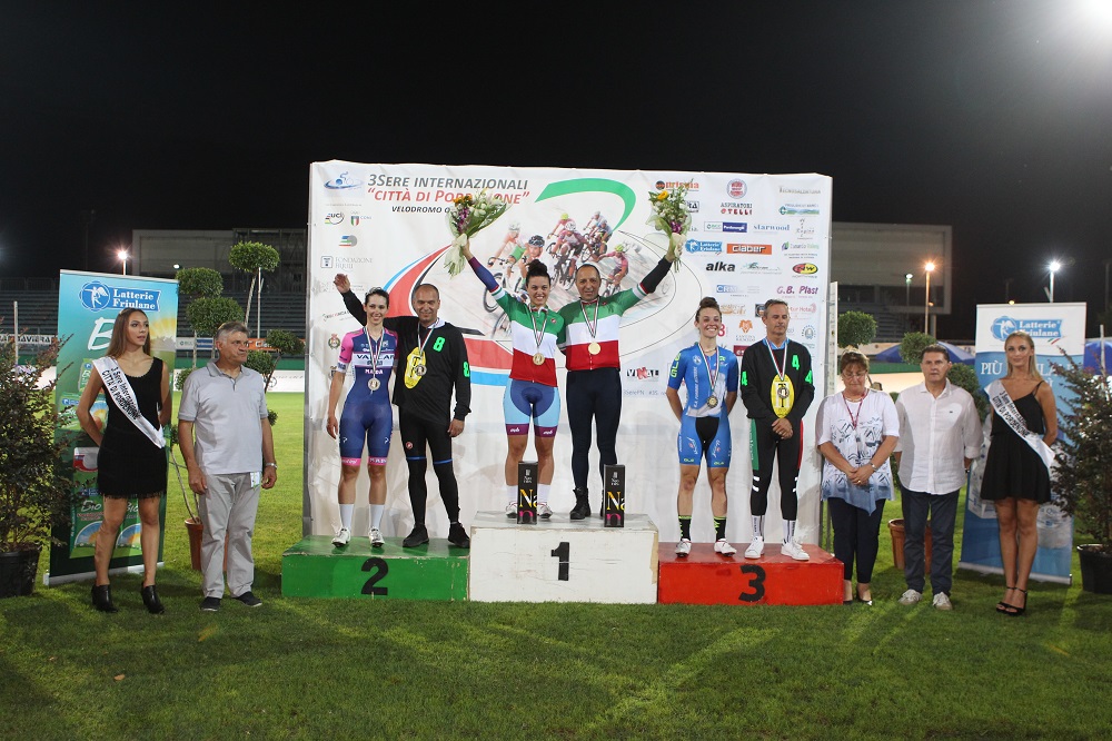Rachele Barbieri campionessa italiana Derny Donne Open
