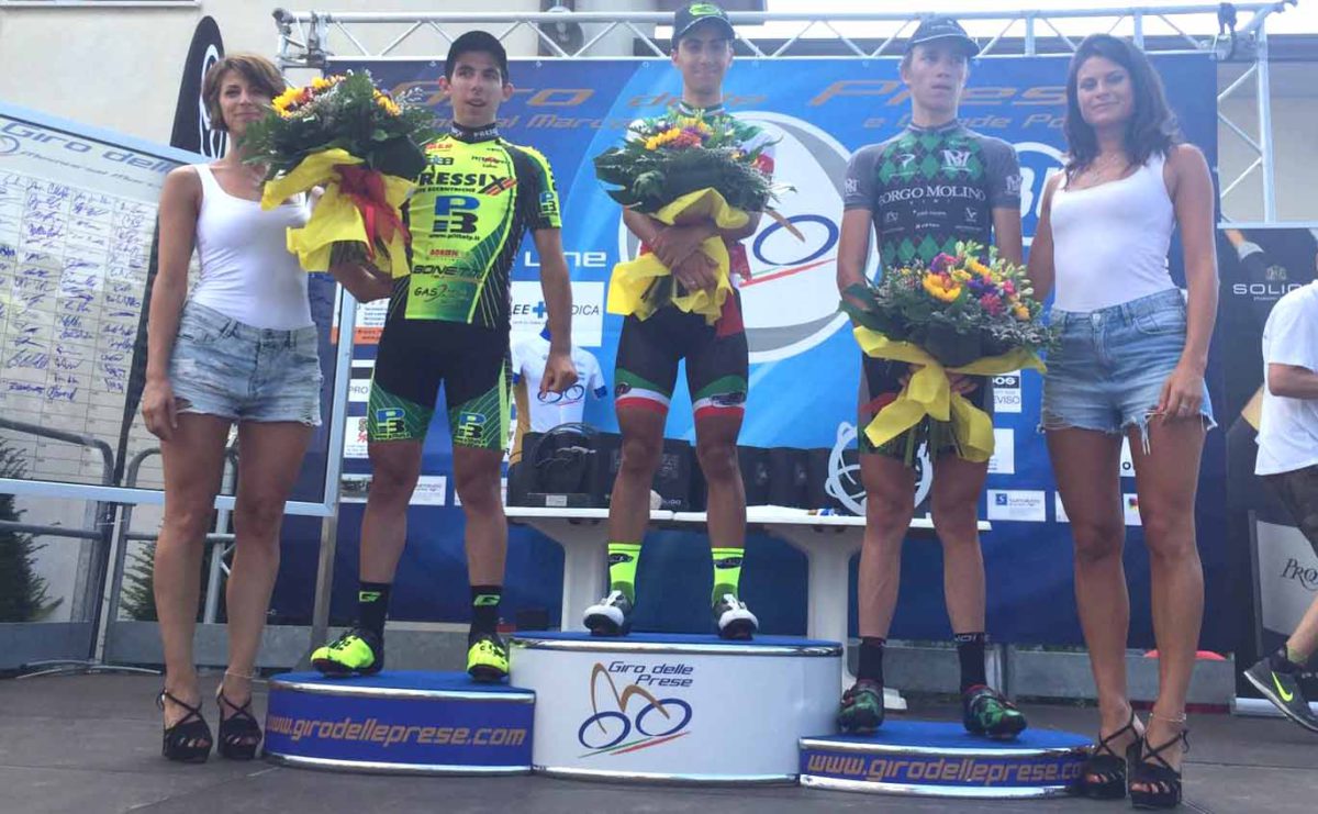 Il podio del Giro delle Prese 2018