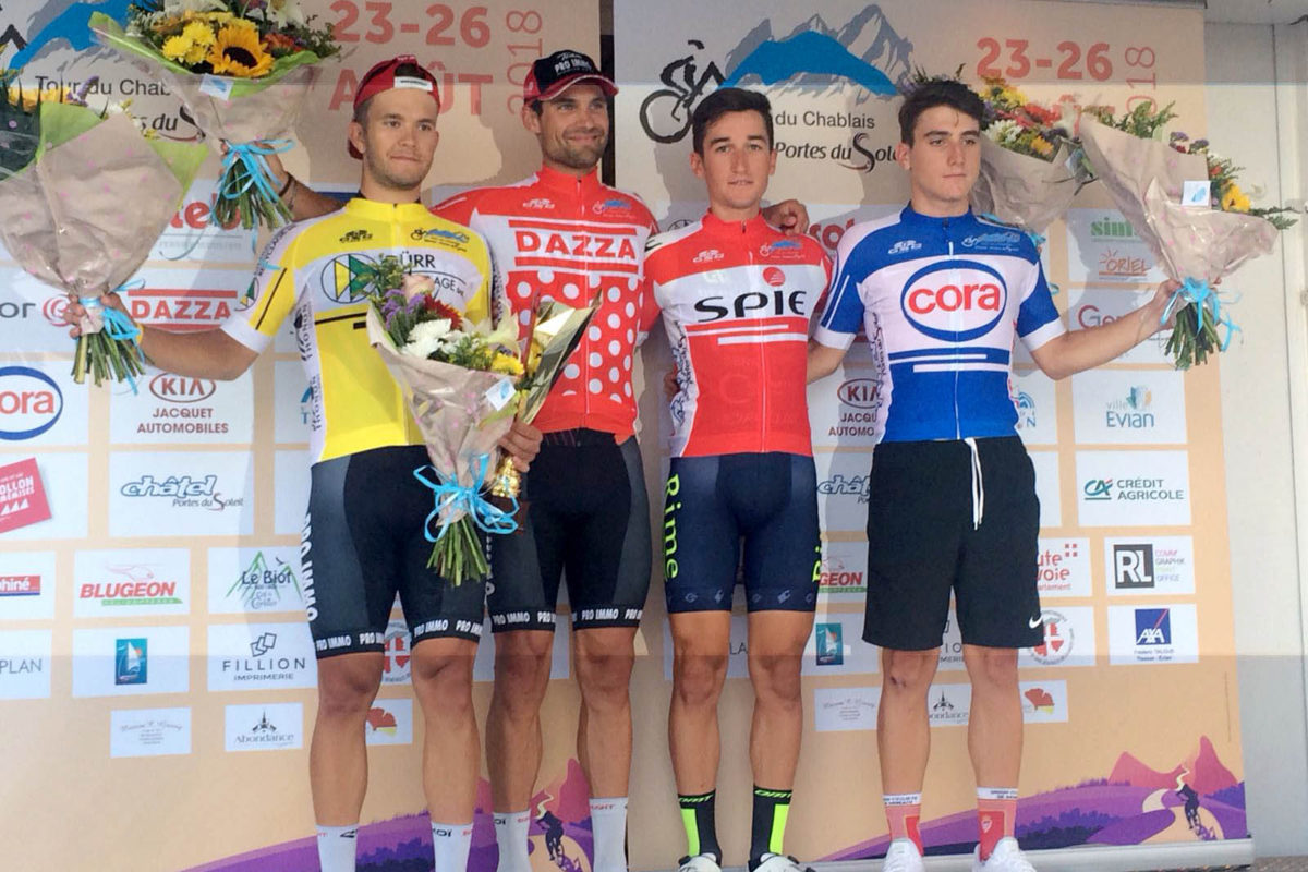 Le maglie della prima tappa del Tour du Chablais
