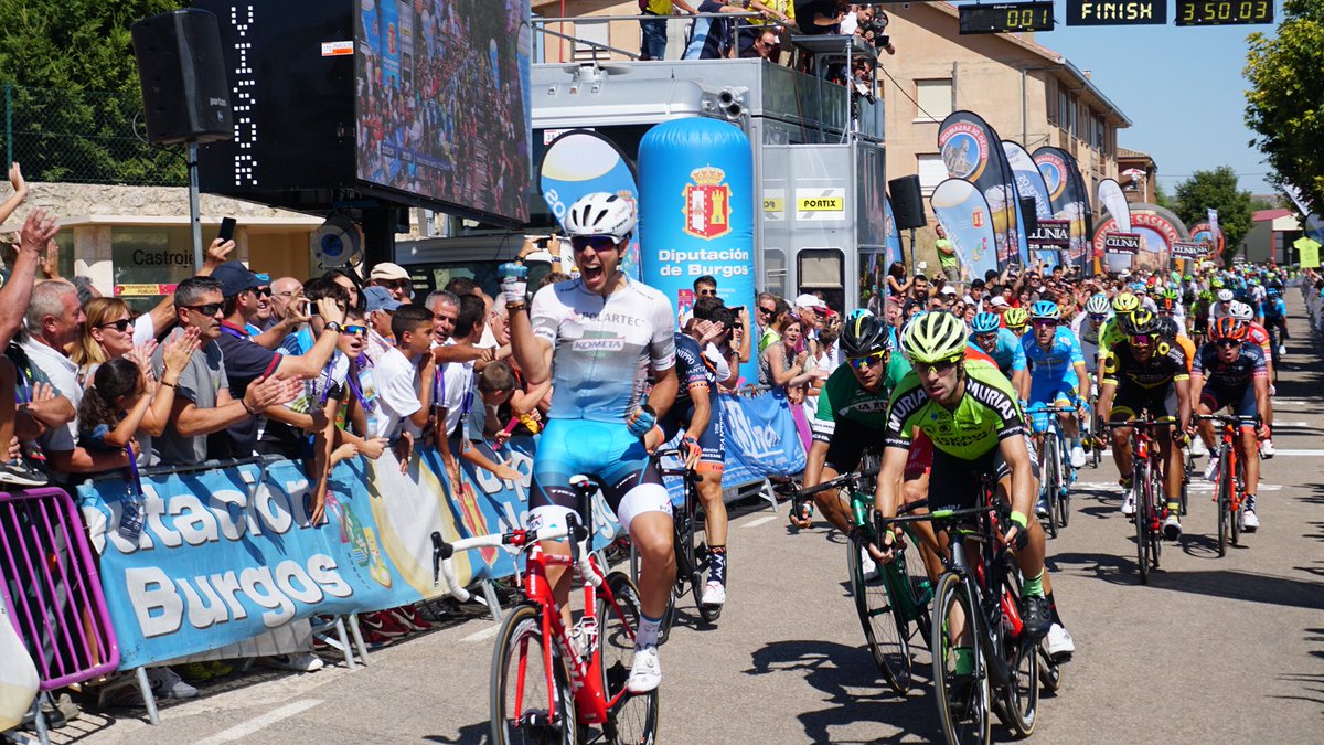 Matteo Moschetti vince la seconda tappa della Vuelta a Burgos