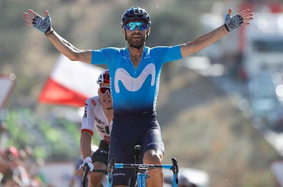 Alejandro Valverde vince la seconda tappa della Vuelta a Espana 2018