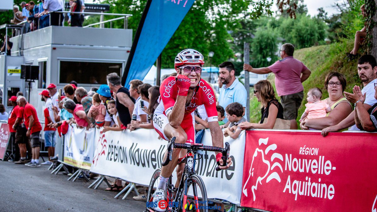 Nicolas Edet vince la terza tappa del Tour du Limousin 2018
