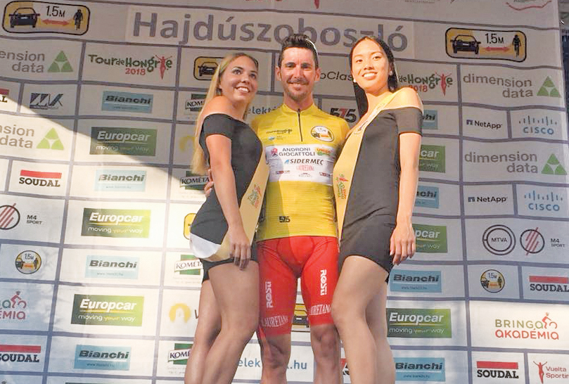 Manuel Belletti leader del Giro d'Ungheria dopo la terza tappa