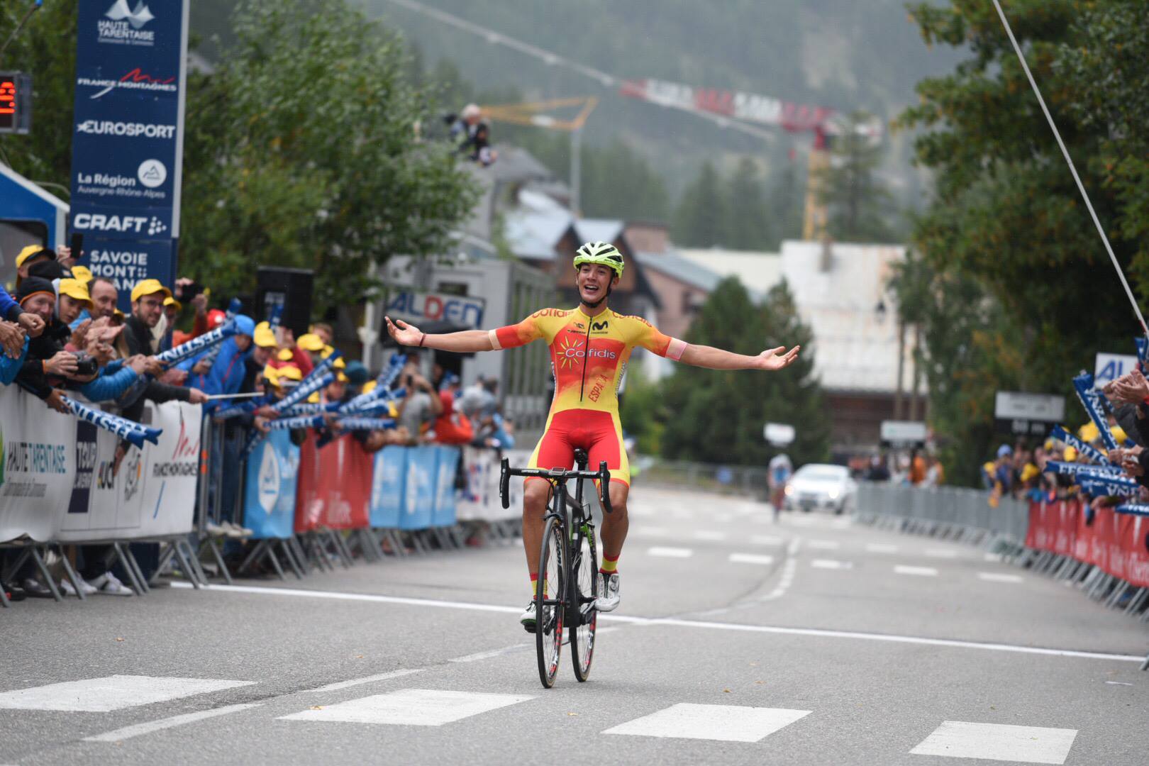 Fernando Barcelo vince la nona tappa del Tour de l'Avenir 2018