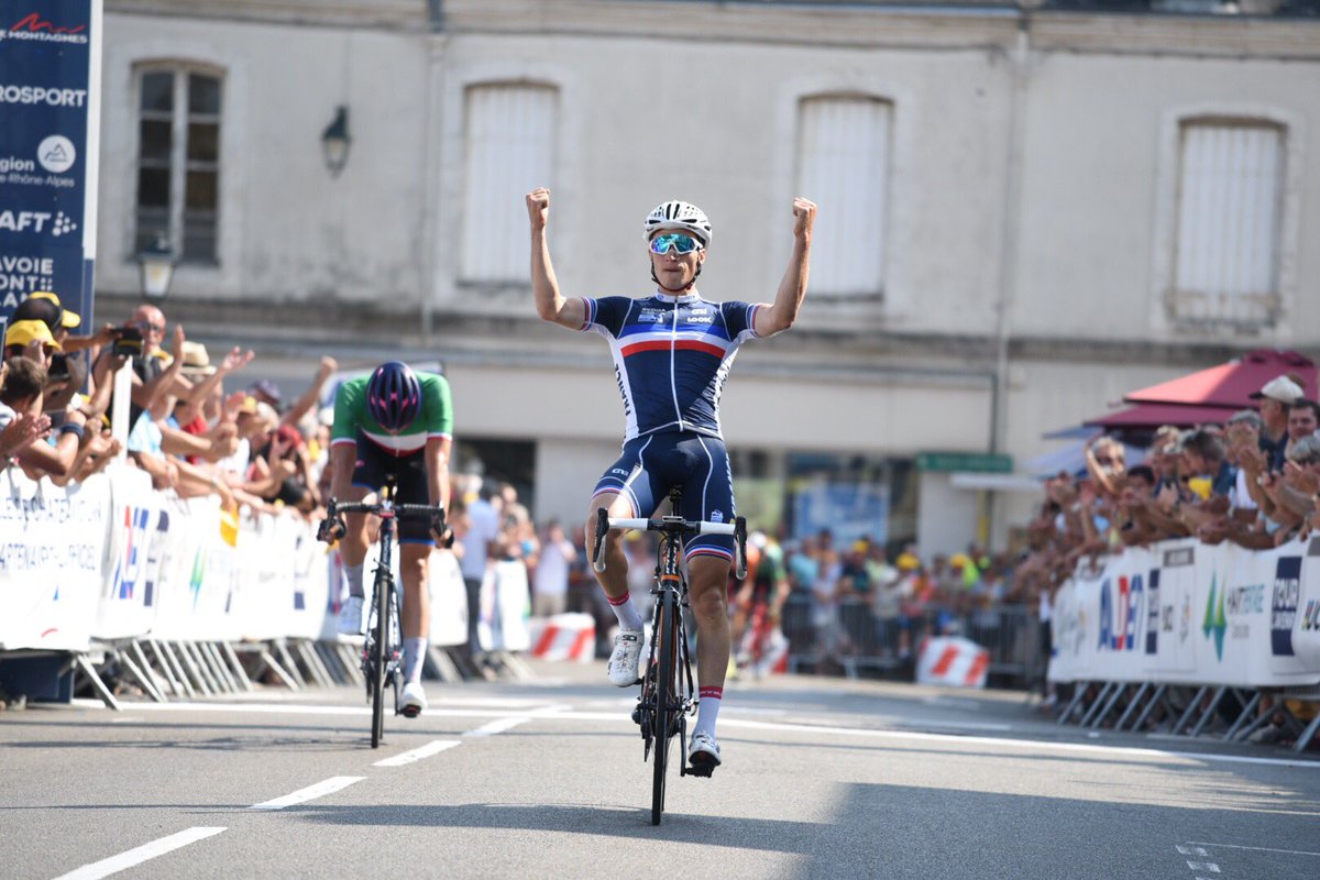 Il francese Damien Touze batte Edoardo Affini nella terza tappa del Tour de L'Avenir