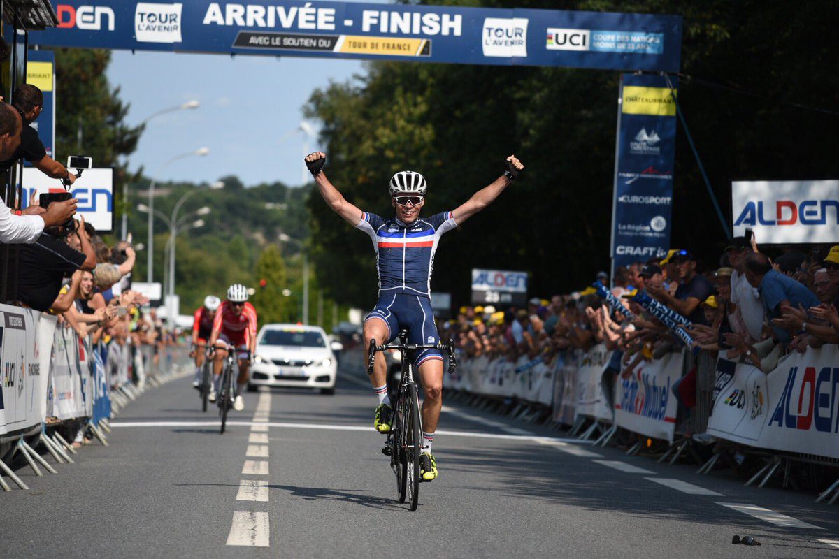 Il francese Alan Riou vince la seconda tappa del Tour de l'Avenir 2018