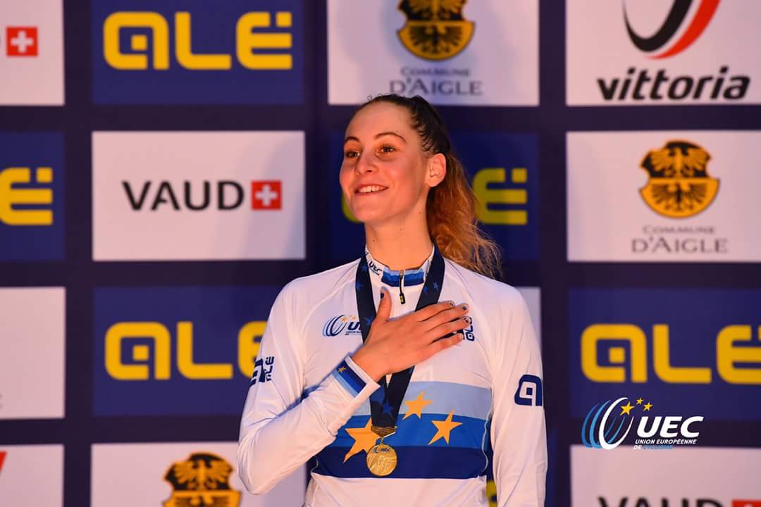Vittoria Guazzini vince il Campionato Europeo Omnium Donne Junior