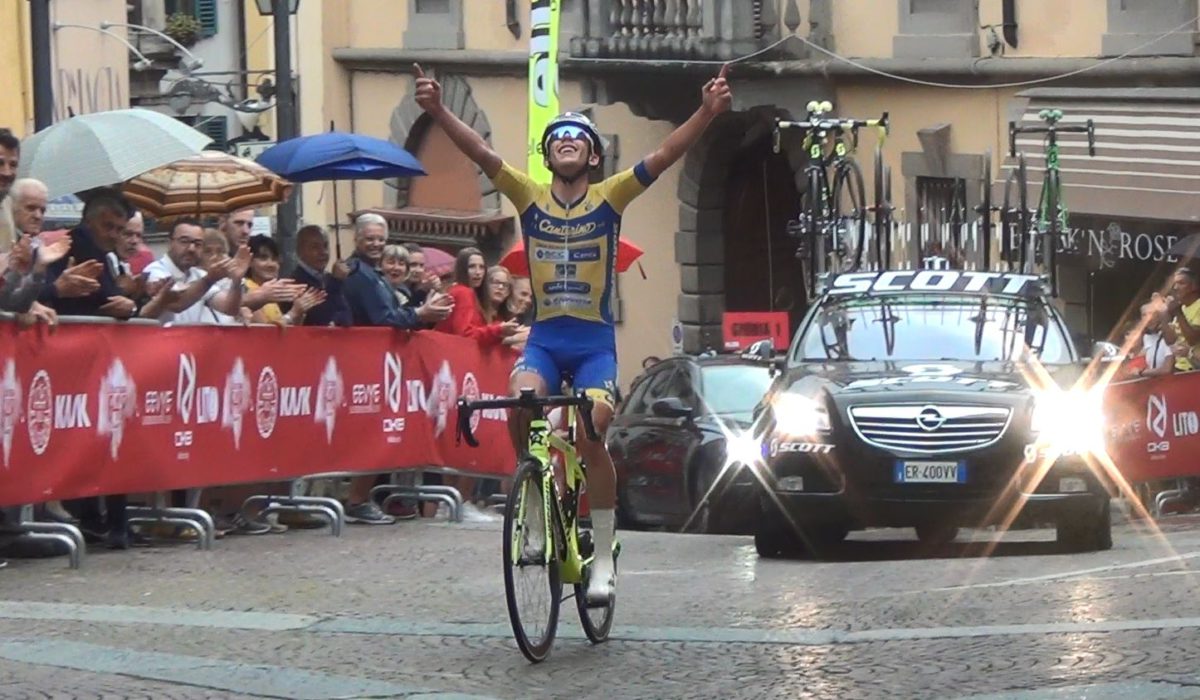 La vittoria di Alessandro Fancellu al Criterium 648 di Clusone