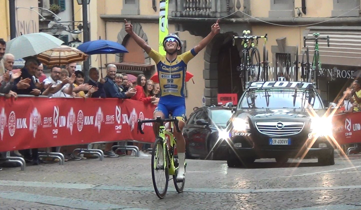 La vittoria di Alessandro Fancellu al Criterium 648 di Clusone