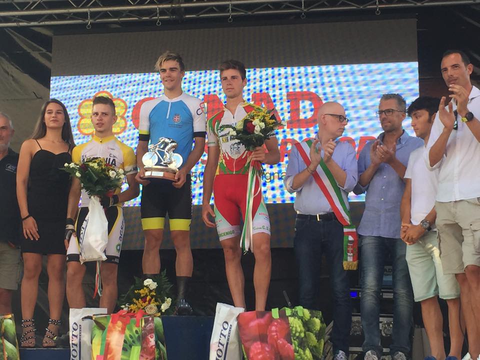 Il podio del 4° Trofeo del Brenta