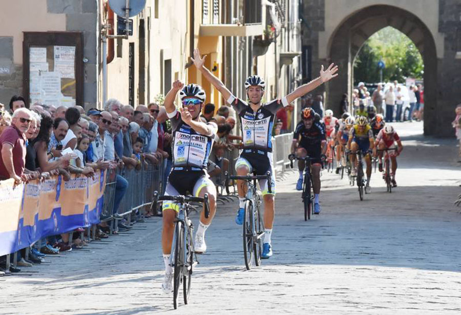 Francesco Baldi e Andrea Di Renzo firmano la doppietta della Porto Sant'Elpidio al Giro delle Balze 2018
