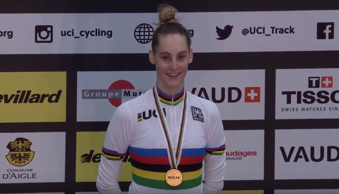 Vittoria Guazzini campionessa del mondo anche dell'Inseguimento Donne Junior