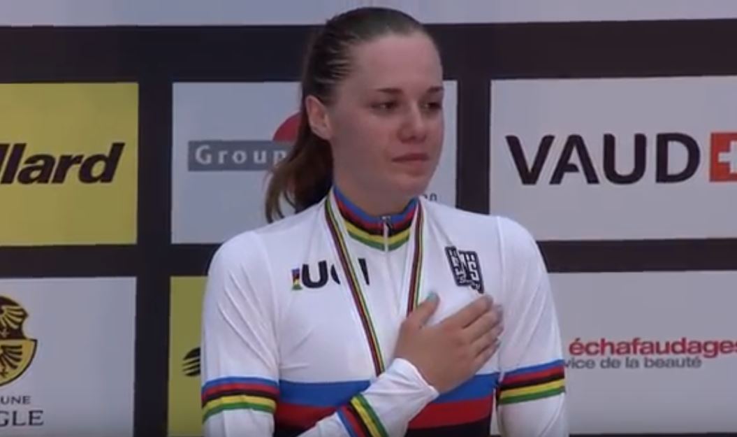 Silvia Zanardi campionessa del mondo della Corsa a punti Donne Junior ad Aigle
