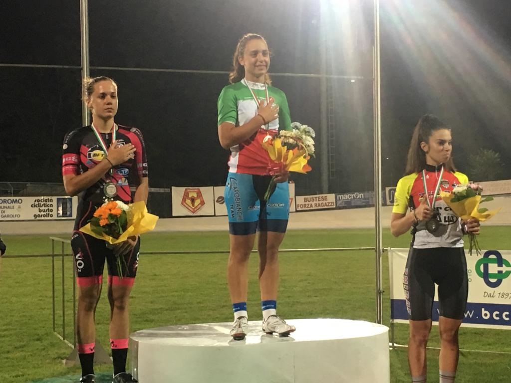 Giada Capobianchi vince il Campionato Italiano Velocità Donne Junior a Busto Garolfo