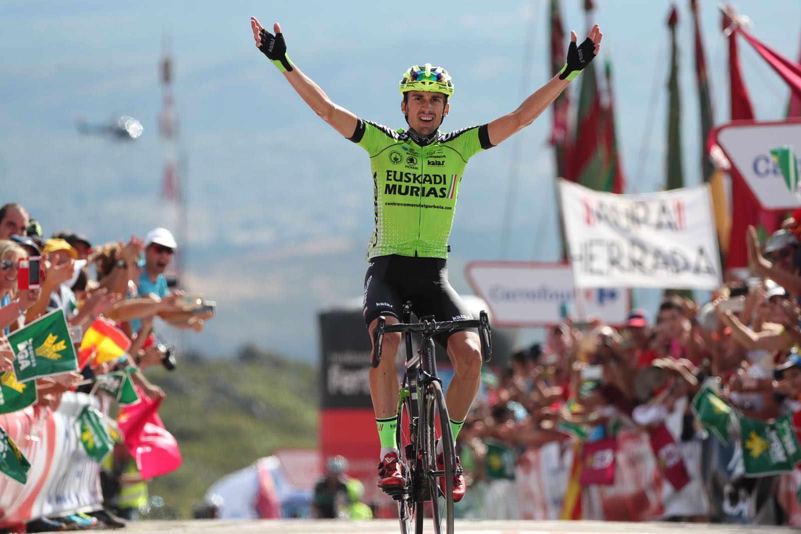 Oscar Rodriguez vince la tredicesima tappa della Vuelta a Espana
